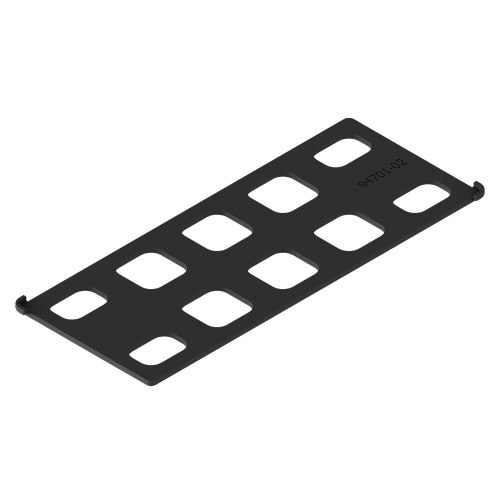 Base plate for roof hook 2 mm