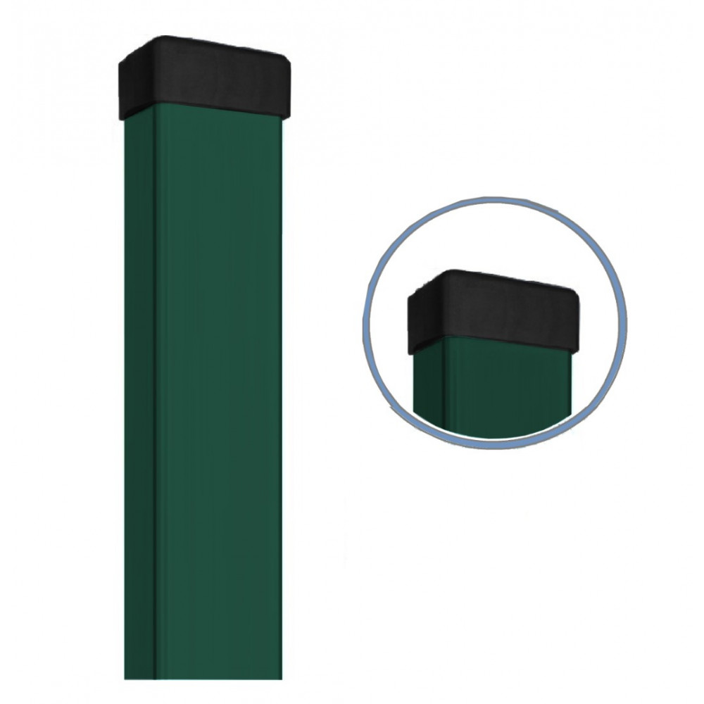 Stabs paneļu žogiem 60x40x2300mm RAL6005 / RAL 8017 / RAL 7016