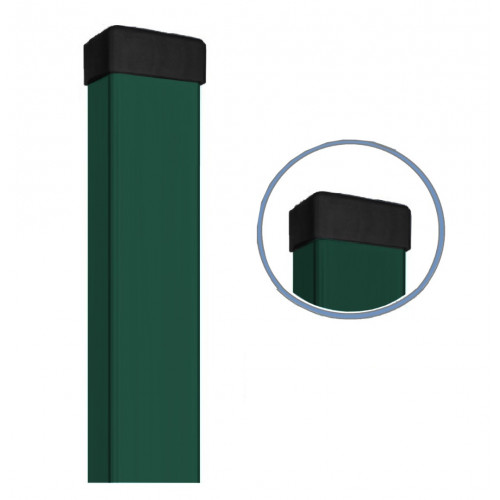 Stabs paneļu žogiem 60x40x2300mm RAL6005 / RAL 8017 / RAL 7016